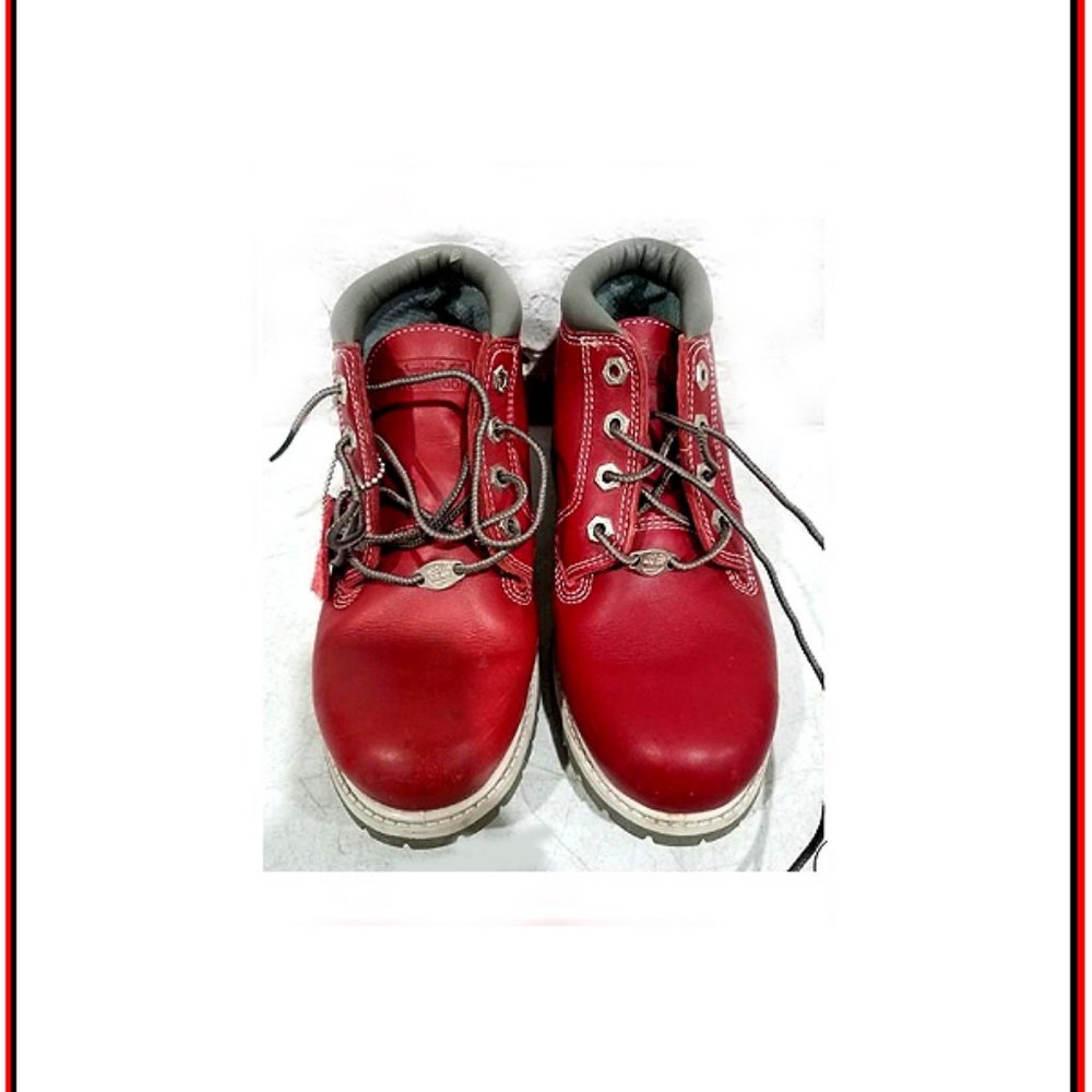 Rare & Unique Women's Deep Red Timberland Top Gra… - image 6